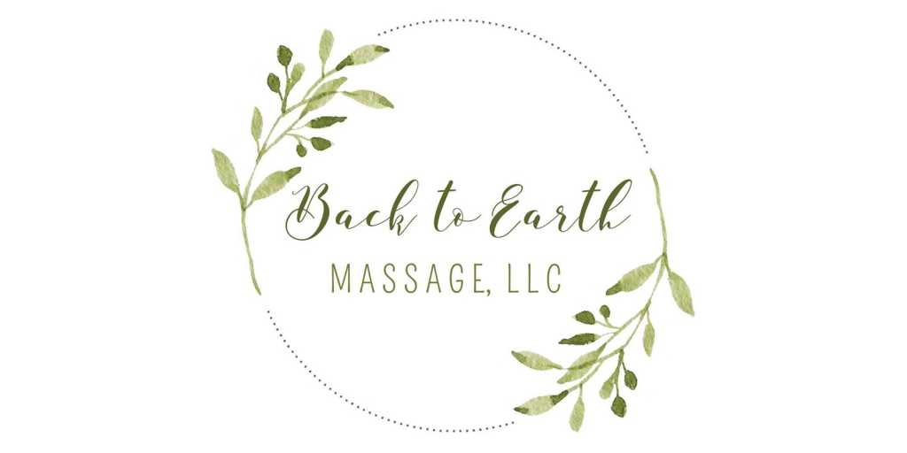 Back to Earth Massage logo, Lodi WI